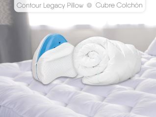 CUBRE COLCHON SOGNARE QUEEN NUO 1  UNIDAD  + CONTOUR LEGACY PILLOW 1  UNIDAD KIT