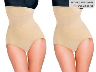 CROSS COMPRESSION SHAPER BEIGE M 2 UNIDAD KIT