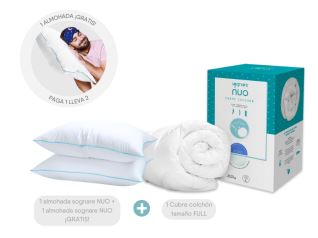 CUBRE COLCHON SOGNARE FULL NUO 1  UNIDAD  + ALMOHADA SOGNARE NUO 2  UNIDAD KIT