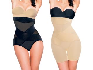 CROSS COMPRESSION SHAPER NEGRO XXL 1  UNIDAD  + CROSS COMPRESSION SHAPER LARGA BEIGE XXL 1  UNIDAD KIT